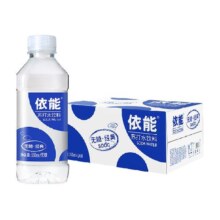 依能锌强化苏打水饮料350ml*24瓶弱碱性饮用水家庭量贩装