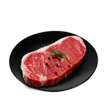 淳鲜四季 澳洲谷饲原切西冷牛排 300g