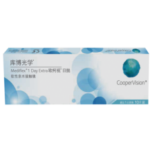 库博光学（coopervision）欧柯视进口透明隐形眼镜日抛10片装 500度