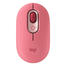 罗技（Logitech）时尚系列 POP MOUSE无线鼠标 蓝牙鼠标 办公鼠标-电幻粉
