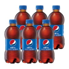 27日10点开始、百亿补贴万人团：百事可乐300ml*6瓶 碳酸饮料瓶装