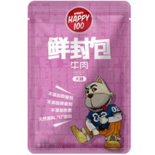 顽皮（Wanpy）狗零食 全价成犬鲜封包70g*12 湿粮妙鲜包泰迪宠物零食 牛肉70g*12袋