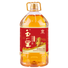 玉皇 食用油 浓香压榨一级花生油6.18L（家庭实惠装） 中华老字号