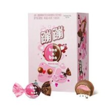 阿根廷国民巧克力，bonobon  蹦蹦 草莓夹心巧克力 450g（15g*30粒）