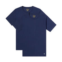RALPH LAUREN 拉夫劳伦 男装T恤短袖内搭2件装 714835960 004深蓝色