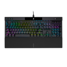美商海盗船 (USCORSAIR) K70 RGB PRO 机械键盘 游戏键盘 全尺寸 8000Hz 竞技模式 铝框体 黑色 OPX光轴