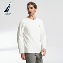 NAUTICA 男装春秋款全棉亲肤百搭圆领长袖T恤男潮TO3301