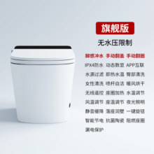 SKJ智能马桶全自动无水压限制坐便器泡沫盾烘干除臭杀菌-ZG18 B款旗舰版-脚踢冲水/全能水洗