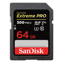 闪迪（SanDisk）64GB SD内存卡 V90 8K/4K U3 C10 高速相机存储卡 读速300MB/s 写速260MB/s 影院级高清拍摄
