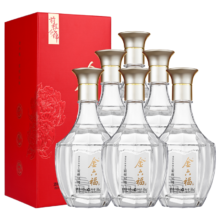 PLUS会员、京东百亿补贴:金六福 前程似锦 兼香型白酒50.8度 500ml*6瓶 整箱装