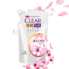 清扬（CLEAR）洗发露 樱花香型 200g*4【共4袋】 新老包装随机发