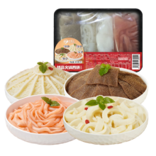 京东百亿补贴:和蓉汇精品火锅四拼 净重800g 冷藏川渝火锅食材牛肚黄喉鸭肠生鲜套餐