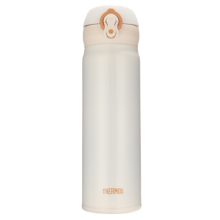膳魔师(THERMOS) 保温杯保冷杯白色500ml不锈钢车载水杯学生杯子JNL-502