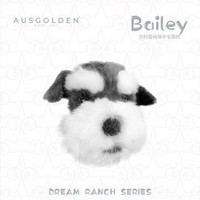 AUSGOLDENMIX 清仓甩卖！澳洲雪纳瑞羊毛公仔  进口羊毛皮一体