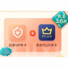 爱奇艺白金VIP会员年卡赠京东PLUS年卡