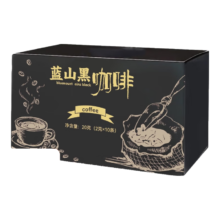 新活动 蓝山黑咖啡0蔗糖0脂美式咖啡速溶 一盒体验装*3件