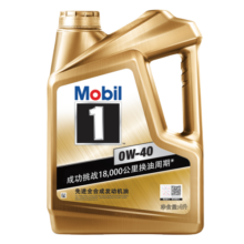 美孚（Mobil）金美孚先进全合成汽机油小金美经典表现 0W-40SP级4L汽车保养