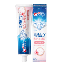 plus会员（换购）：佳洁士 3D炫白牙膏 玫瑰盐170g 美白去黄去牙渍含氟