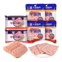 京东百亿补贴：梅林上海梅林午餐肉 198g*2+片装50g*4
