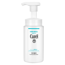 PLUS会员：珂润（Curel）润浸保湿泡沫氨基酸洗面奶150ml 温和清洁