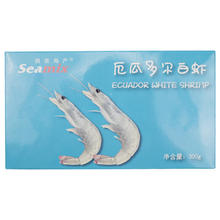 禧美海产 厄瓜多尔白虾 15-20只 300g