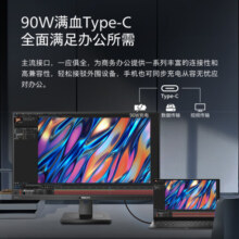 飞利浦（PHILIPS） 27英寸办公显示器 4K 低蓝光 IPS Type-C90W 音响 旋转升降 智能双芯电脑显示器 279P1 政府补贴
