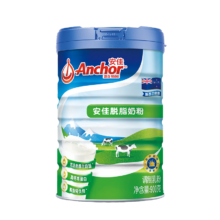 plus会员：安佳（Anchor）高钙高蛋白脱脂奶粉900g罐装*2件