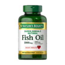 自然之宝深海鱼油软胶囊 Omega-3 DHA EPA 中老年鱼油 美国原装进口 【1瓶体验装】100粒