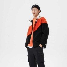 美特斯邦威 加厚棉服冬季时尚百搭休闲男装羊羔绒