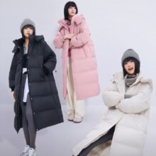 京东百亿补贴、plus会员:京东京造 羽绒服 女款 90绒 中长款