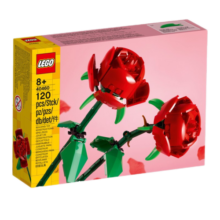 乐高（LEGO）玫瑰花40460 花束拼搭收藏款 女孩积木拼装玩具生日创意礼物 40460玫瑰花【送礼套装】