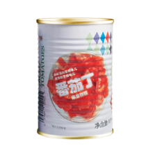 plus会员:茄鼎新疆番茄丁 番茄酱汁 西红柿块 预制菜罐头火锅 新疆特产 400g