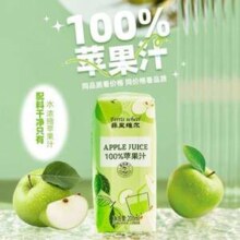 菲里维尔 100%苹果汁200mL*12盒