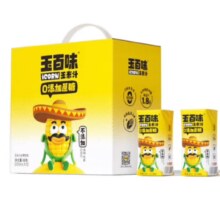 临期：玉百味 鲜榨玉米汁粗粮饮品200ml*12瓶/箱（25/4/1）