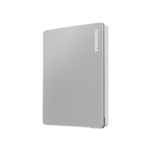 东芝（TOSHIBA）4TB移动硬盘机械 Flex系列 USB3.2 Gen 1 尊贵银 大容量 兼容Mac等多系统 高速传输 高端商务