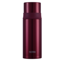 膳魔师(THERMOS) 保温保冷杯/壶酒红色350ml 杯盖喝水304不锈钢超轻车载水杯子FFM-351BGD 520礼物送老婆女友