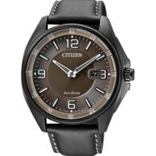 西铁城（CITIZEN）手表男日韩表光动能日期显示表盘皮带商务情人节礼物AW1515-18H