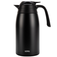 膳魔师（THERMOS）保温壶2000ML高真空不锈钢商务家用大容量热水壶THX-2000 BK