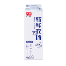 限地区：光明 新鲜牧场 950ml*1瓶 高品质牛乳*2件