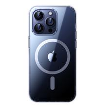闪魔 适用iPhone15ProMax磁吸手机壳苹果14ProMagsafe透明保护套13无线12充电Plus动画气囊i防摔porpm