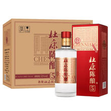 88VIP会员：杜康 老窖陈酿5酒 52度整箱装 陈酒浓香型纯粮食白酒自饮宴请 52%vol 500mL 6瓶