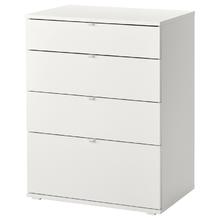 IKEA VIHALS维哈斯4屉柜卧室客厅抽屉柜杂物柜北欧风斗柜