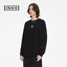 INXX ALLPICK 潮牌甲骨文主题套头圆领卫衣男女同款 黑色 S