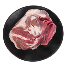 涝河桥 供港宁夏滩羊 国产去骨前腿肉 1斤 真空包装烧烤食材