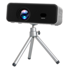 WEMI L200 Pro 投影仪家用智能投影机便携卧室手机投影 (自动校正 小巧便携 可投天花板 )