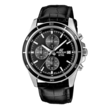 卡西欧（CASIO）手表男EDIFICE时尚简约三眼计时学生石英日韩表送男友EFR-526L-1A