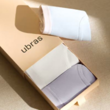 20点：ubras 纯棉抗菌裆女士内裤女中腰三角裤 三条装 颜色任选
