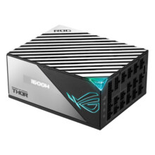 华硕ROG 雷神2代1600W电源 钛金认证/适配40/50系显卡/PCIE5.0/神光同步/OLED屏/日系电容/氮化镓