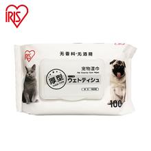 爱丽思 宠物湿巾 猫狗通用 清洁湿纸巾 白湿巾100片*5包