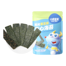 小鹿蓝蓝_黑芝麻海苔夹心脆 儿童零食宝宝海苔酥脆口感罐装即食 40g